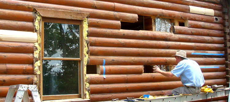 Log Home Repair Lorain County, Ohio