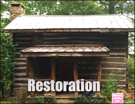 Historic Log Cabin Restoration  Lorain County, Ohio